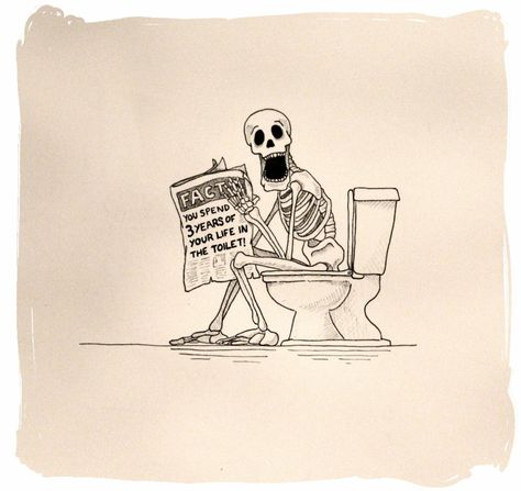 Toilet Drawing, Small Dope Tattoos, Wc Ideas, Funny Bathroom Art, Skeleton Drawings, Skeleton Tattoos, Bad Art, Skeleton Art, Funny Bathroom