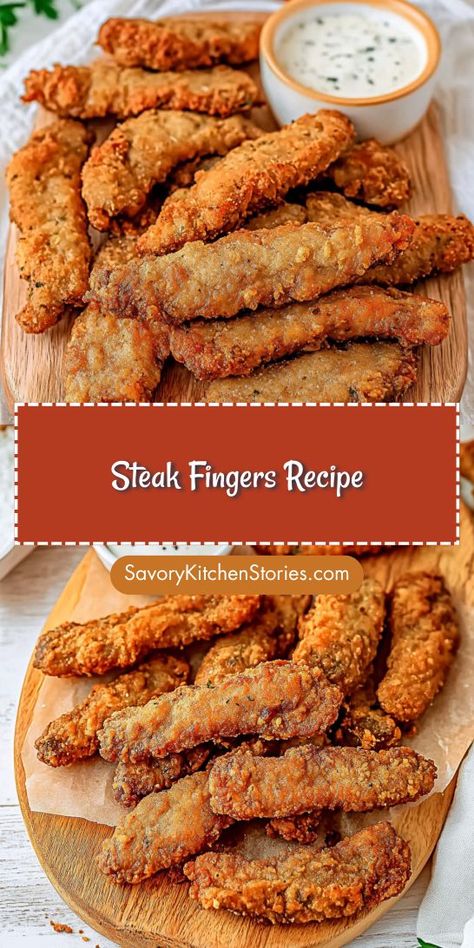 Looking for a delicious twist on traditional steak dinners? This Steak Fingers Recipe is perfect for crispy, flavorful bites that pair wonderfully with your favorite sides. Enhance your steak dinner experience and be sure to save this recipe for your next family meal or gathering! Steak Fingers Recipe, Fried Steak Fingers, Steak Fingers, How To Make Steak, Steak Dinners, Fried Steak Recipes, Dinner Experience, Easy Steak, Fried Steak