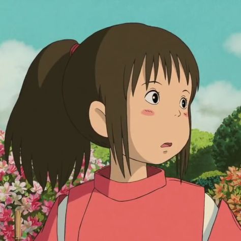 anime icons — spirited away icons. like or reblog if you save ♡ Anime Character, The Sky, Flowers, Hair, Anime