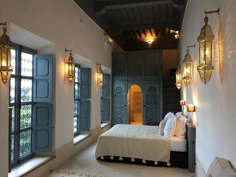 Riad Dar Hanane, Marrakech (updated prices 2024) Poolside Breakfast, Morocco Decor, Moroccan Style Interior, Moroccan Bedroom, Moroccan Interiors, Hotel Room Design, Tiny House Interior, Moroccan Design, Creative Home Decor