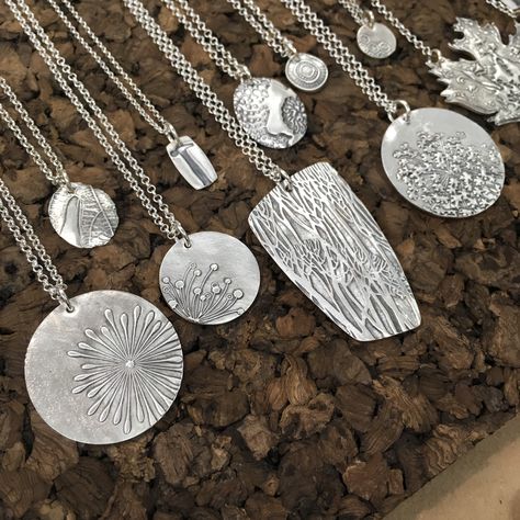 Pmc Clay Jewelry, Silver Clay Jewellery Ideas, Silver Clay Pendant Ideas, Clay Metal Jewelry, Pmc Jewelry Metal Clay Ideas, Silver Clay Jewelry Ideas, Silver Clay Jewellery, Metal Clay Designs, Pmc Clay