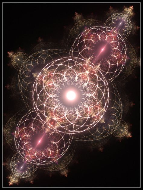 Amazing Fractal 'flower of life'. Might make a drawing of this for a future tattoo. Image Zen, Fractal Images, Art Fractal, Fractal Design, Geometry Art, Chihuly, Flower Of Life, Fractal Art, Sacred Geometry