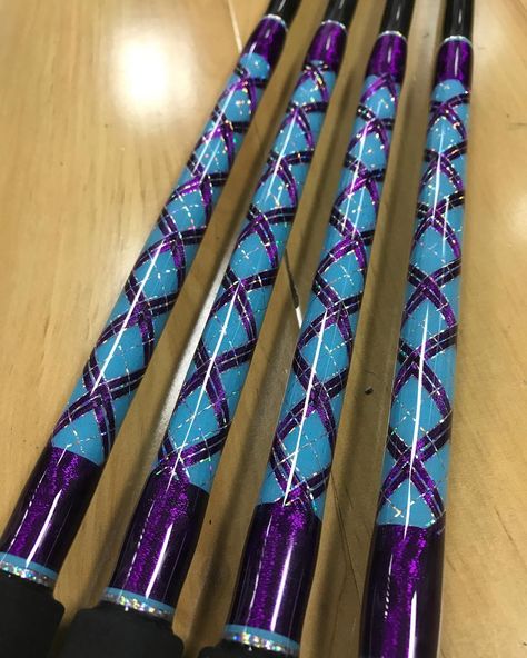 Custom Fishing Rods, Pole Wrap, Barn Shop, Custom Rods, Spinning Rods, Custom Wraps, Fishing Pole, Thread Art, Wrap Pattern