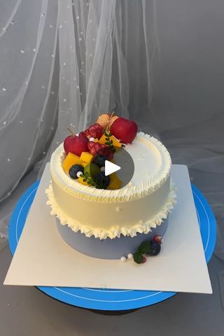 5M views · 76K reactions | Awesome Cake Decoration #27 | Awesome Cake Decoration #27 | By Love To Eat | Facebook Fruit Cake Designs Birthday, Fruits Cake Design, Fruit Cake Ideas, Fruit Cake Design, Cake Maker, Cake Makers, Unique Cakes, Dessert Decoration, Cake Designs Birthday