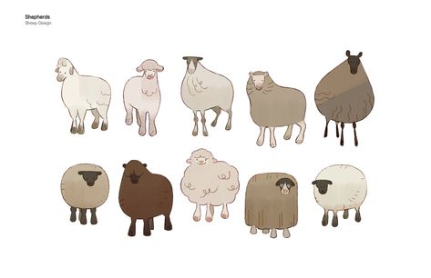 Sheep Drawing, Sheep Design, Sheep Art, Animal Doodles, Motivational Art, Animal Sketches, Arte Animal, Funky Art, Creature Design