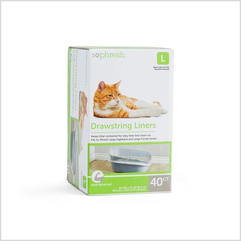 Petco Brand - So Phresh Drawstring Liners for Highback Boxes for Cats Cat Litter Box Liners, Reptiles Pet, Book Clothes, Time To Relax, Wet Cat Food, Dry Dog Food, Cat Litter Box, Cat Pet Supplies, Relax Time