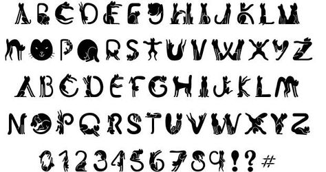 Cat Font font by Jaime Vicente - FontRiver Cat Font, Font Number, Cat Info, Doodle Fonts, Cat Woman, Kitty Stuff, Alphabet Soup, Curious Cat, Numbers Font