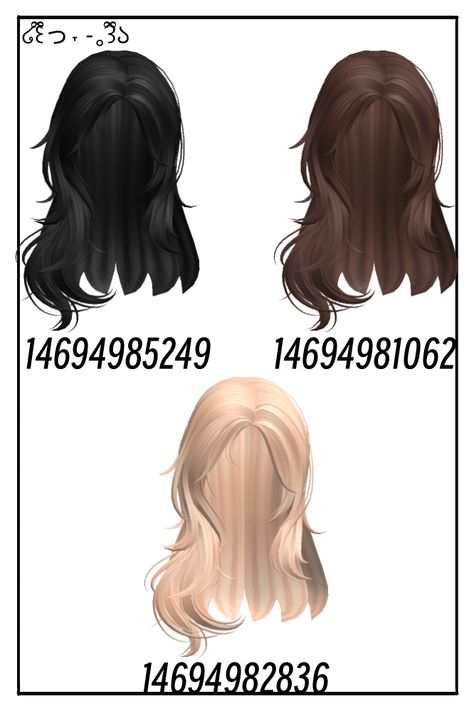 ᥫ᭡ Messy Anime Hair Messy Hair Roblox Code, Roblox Messy Hair Codes, Messy Bun Bloxburg Code, Berry Avenue Messy Hair Codes, Messy Brown Hair Codes Bloxburg, Super Wavy Hair In Brown Roblox Code, Outfit Ideas Codes, Codes For Hair, Hair Code Berry Ave