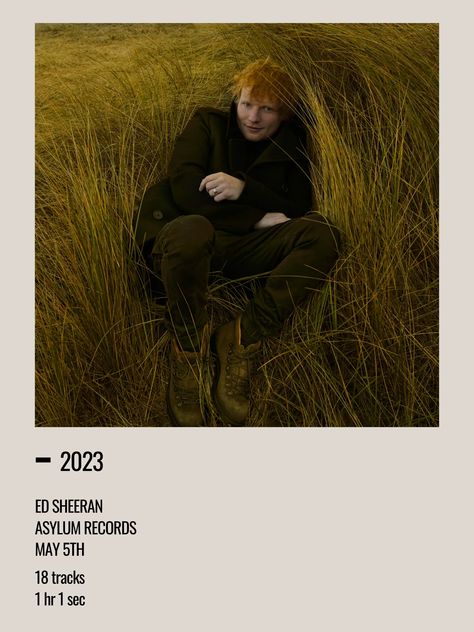 Ed Sheeran Poster Aesthetic, Ed Sheeran Album Cover, Ed Sheeran Subtract, Ed Sheeran Aesthetic, Ed Sheeran Poster, Ed Sheeran Quotes, Method Acting, Ed Sheeran Love, Polaroid Album