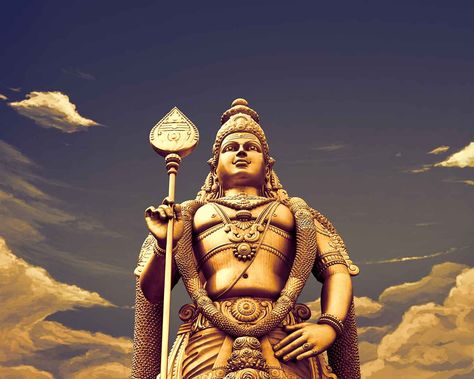 The six abodes of Lord Murugan have various associated legends & are said to represent different stages in the Hindu god's life. Soulveda explores the legends behind these temples. #soulveda #culture #spirituality #wellbeing #mythology #mysticism #publication #magazine #temples #positivity God Murugan, Murugan Wallpapers, Group Cover Photo, Sanctum Sanctorum, Lord Murugan Wallpapers, Lord Shiva Statue, Lord Shiva Family, Hanuman Wallpaper, Lord Murugan