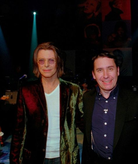 David Bowie and Jools Holland, 1999 David Bowie Family, Jools Holland, Music Genres, My Favorite Music, David Bowie, Favorite Person, David Jones, Rock And Roll, Fanfiction