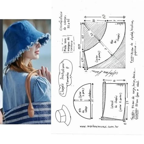 Scrub Hat Patterns, Pola Topi, Mens Sewing Patterns, Sewing Hats, Sewing Alterations, Hat Patterns To Sew, Sewing Easy Diy, Jacket Pattern Sewing, Couture Sewing Techniques