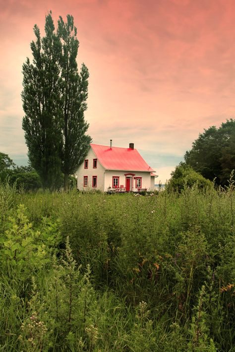 Farm Architecture, Dream Architecture, Cottage Photography, Wall Art Architecture, Summer Architecture, Beauty Fotografie, Large Photography, Farm Landscape, Cottage Prints