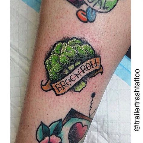 Broc Cosmic Tattoos, Rad Tattoos, Feminist Tattoo, Pretty Tattoo, Tattoos And Meanings, American Traditional Tattoo Ideas, Traditional Tattoo Ideas, Food Tattoos, Clever Tattoos