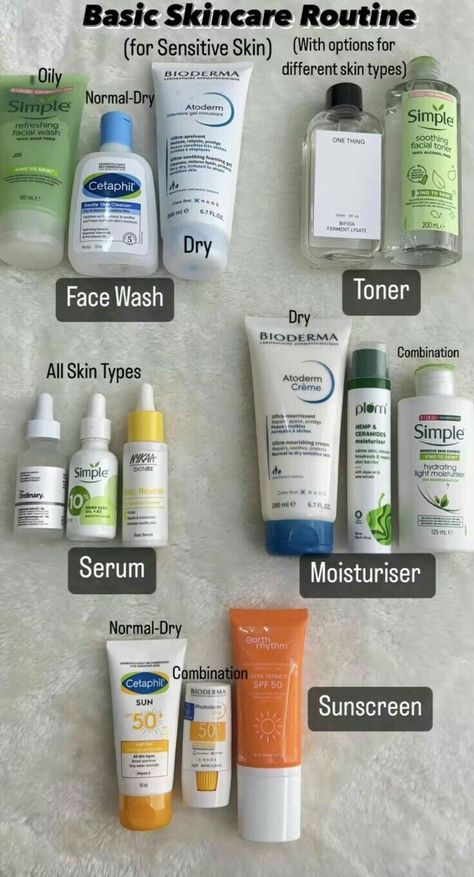 Tend Skin, Basic Skin Care Routine, Gorgeous Skin, Facial Toner, Facial Wash, Body Hair, Summer Fashion Outfits, Skincare Routine, Toner