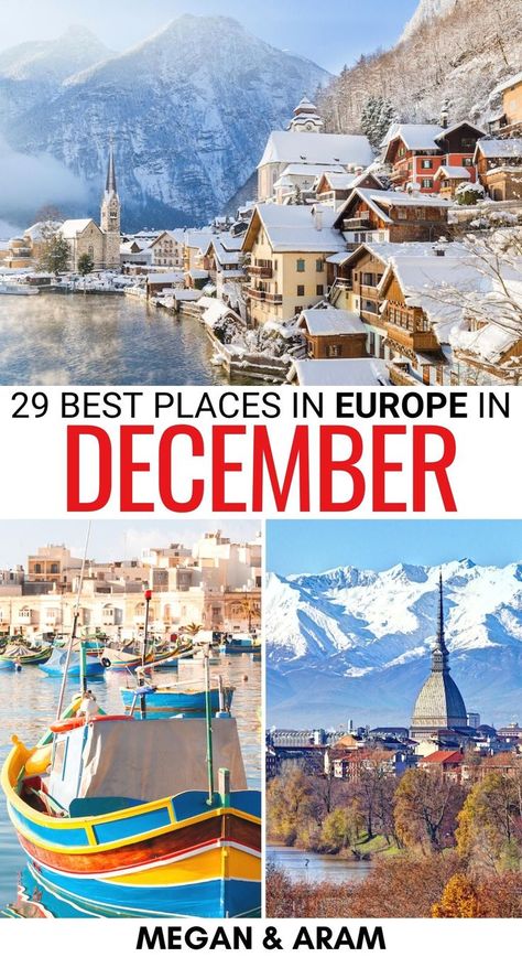 Malta In December, Barcelona In December, Rome In December, Europe In December, Paris In December, December Travel, Places To Visit In Europe, Travel Europe Cheap, Best Places In Europe