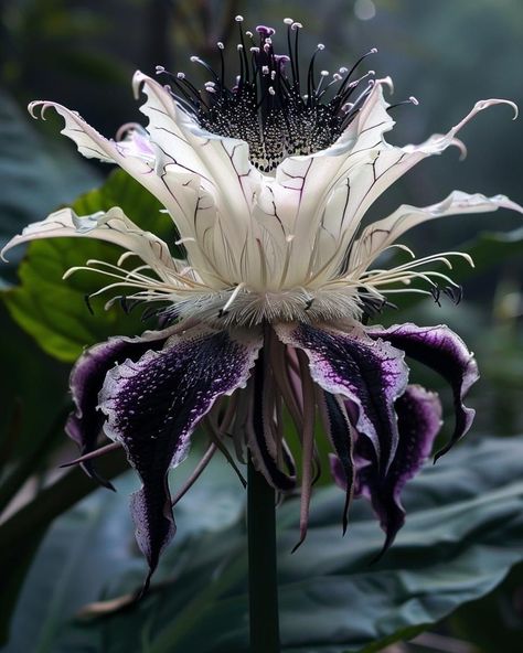 Pretty Flowers Pictures, Gothic Flowers, Goth Garden, Strange Flowers, Gothic Garden, Nothing But Flowers, Keep Alive, Unusual Plants, Unusual Flowers