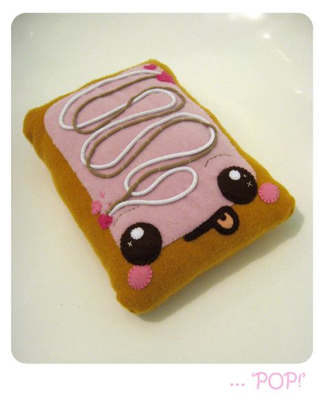 Tart goes 'Pop' by kickass-peanut Kawaii Crush, Case Resin, Diy Bling, Kawaii Bedroom, Felt Squares, Pop Tart, Kawaii Diy, Pillow Inspiration, Pop Bubble