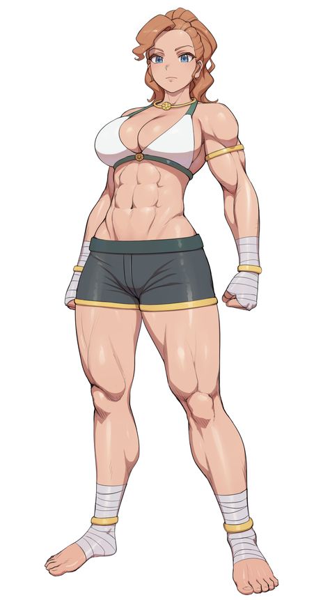 Tomboy Art, Buff Women, Female Drawing, Muscle Girls, Woman Drawing, Girls Characters, Female Character Design, Muscle Women, Girl Drawing