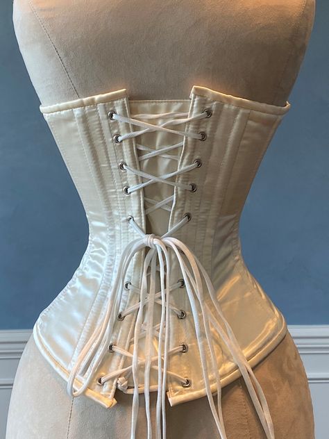 Uni Fashion, Edwardian Corsets, Best Corset, Wedding Corset, Victorian Era Fashion, Cotton Corset, Victorian Corset, Bridal Corset, Steel Boned Corsets