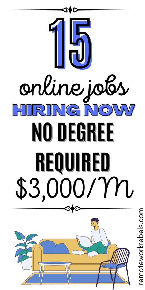 Jobs Without A Degree, Online Teaching Jobs, Online Jobs For Students, Online Jobs For Teens, Student Loan Forgiveness, Typing Jobs, Best Online Jobs, Online Writing Jobs, Data Entry Jobs