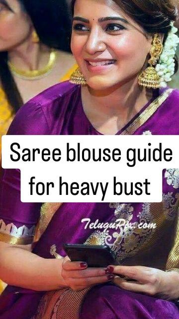 Indian Blouses For Heavy Bust, Blouse Designs Latest For Heavy Breast, Blouse For Plus Size Women Saree, Blouses For Heavy Bust, Blouse Designs For Heavy Breast, Blouse For Heavy Bust, Plus Size Saree Look, Blouse Guide, Heavy Blouse Saree