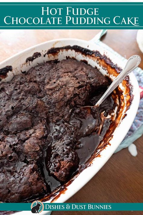 Hot Fudge Pudding Cake, Hot Fudge Pudding, Fudge Pudding Cake, Fudge Pudding, Brownie Pudding, Hot Fudge Cake, Favorite Christmas Desserts, Fudge Chocolate, Chocolate Pudding Cake