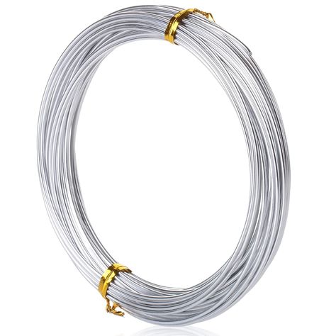 Amazon.com: Mr. Pen- Aluminum Wire, 1.5 mm, 32.5 Feet, 1 Roll, Craft Wire, Metal Wire, Armature Wire, Crafting Wire, Bendable Wire, Wire for Crafts, Sculpting Wire, Doll Armature, Flexible Wire, Modeling Wire : Arts, Crafts & Sewing Doll Armature, Wire Doll, Aluminum Wire Jewelry, Roll Craft, Crafting Wire, Wire Armature, Pen Craft, Wire Diy, Stone Wrapping