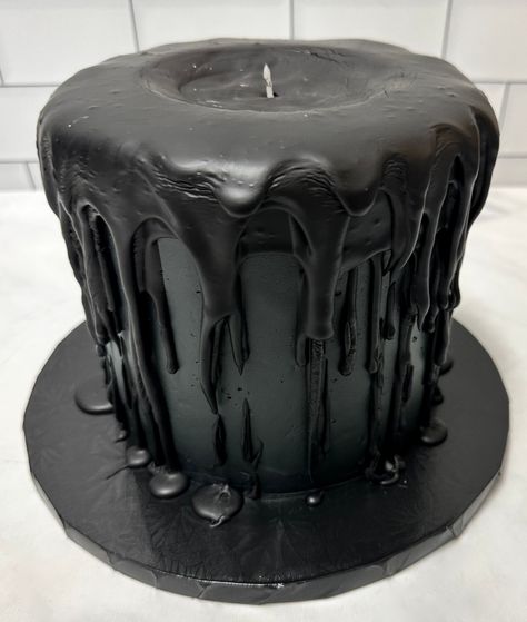 Light the Black Flame Candle and seal your delicious fate 🕯🖤 #blackflamecandle #kupcakekitchen #wantcake #cakeinspiration #hocuspocuscake #cakeart #birthdaycakeideas #birthdayideas #cakedesigner #customcakes #cakelove #cakeartist #3dcake #3dcakes #carvedcake #fondantcakes #birthdaycakeforkids #birthdaycakeformen #birthdaycakeforwomen #birthdaycakeforhim #birthdaycakeforher #cakeforhim #cakeforher #cakeforwomen #cakeforman #cakeforchildren #cakeforkids #santaclarita #santaclaritavalley Black Candle Cake, Witches Cake Ideas, Flame Cake, Goth Cakes, Dark Celestial, The Black Flame Candle, Halloween Cakes Easy, Witch Cake, Ghost Photo