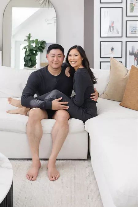 Johnny and I are matching in our Henley lounge sets from Tommy John! Super comfy and can be worn as pajamas, too. Both fit TTS and are flattering on #LTKSeasonal #LTKstyletip Tommy John, Lounge Sets, The Whole, Lounge Wear, Pajamas, Shop My, Lounge, How To Wear