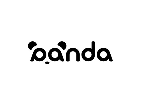 Panda logo by Sin Iulian on Dribbble Logo Panda, Panda Logo, Abstract Logo Design, Logo Generator, Typographic Logo Design, Logo Animal, Baby Logo, Text Logo Design, Panda Art