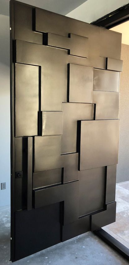 Modern Entry Doors | Double Front Doors | Custom Design - Scottsdale Modern Entrance Door Front Entry Interior Design, Main Door Design Modern Front Entry, Double Entry Doors Wood, Modern Front Doors, House Martin, Modern Entry Doors, Door Projects, Modern Entry Door, Modern Entrance Door