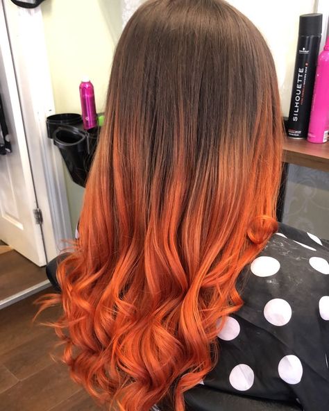 Ginger Ombre Hair, Ginger Ombre, Hair Goal, Multi Colored Hair, Hair Upstyles, Coloured Hair, Copper Hair Color, Copper Hair, Spring Hairstyles