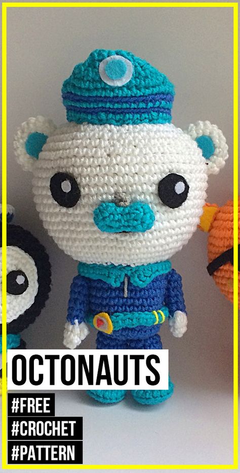 crochet The Octonauts free pattern       #amigurumi  #crochet#freecrochetpattern via @shareapattern.com Easy Crochet Amigurumi, Crochet Christmas Ornaments Free Pattern, The Octonauts, Crochet Christmas Ornaments Free, Crochet Toys Free Patterns, Crochet Toys Free, Crochet Amigurumi Free, Crochet Free, Yarn Projects