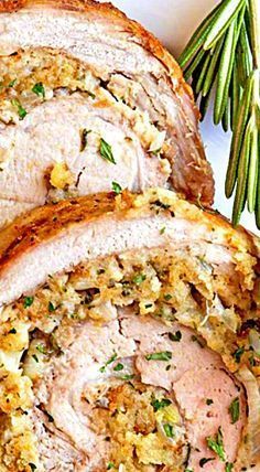 Pork Tenderloin With Stuffing Recipes, Stuffed Pork Tenderloin Crockpot, Stuffed Tenderloin Recipes, Easy Stuffed Pork Tenderloin, Pork Tenderloin Stuffed Recipes, Rolled Pork Tenderloin Recipes, Pork Loin Stuffed With Pesto And Prosciutto Food And Wine, Stuffing For Pork Tenderloin, Herb Stuffed Pork Loin