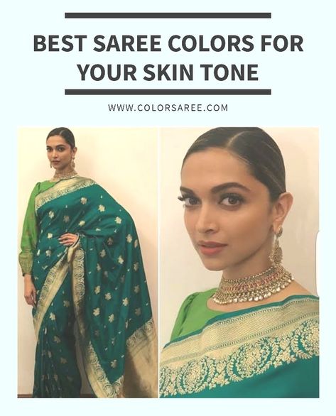 HEY, DON'T WORRY! WE HAVE FOUND BEST SAREE COLORS FOR YOUR SKIN TONE😍  Click on the link to know : https://colorsaree.com/11-saree-colors-for-fair-brown-wheatish-and-dark-skin-tone/.  It is important for you to choose a color that makes you feel more comfortable and confident and that suits you perfectly 😊  #saree #Culture #style #trend #ethnic #Colorsaree #color #combination #skin #tone #whitish #dark #brown #fair #complexion #comfortable Saree Styles For Brown Skin, Saree For Warm Skin Tone, Bridal Saree For Dusky Skin Tone, Wedding Saree For Dusky Skin Tone, Silk Saree For Dusky Skin Tone, Sarees For Brown Skin, Lehenga For Dusky Skin Tone, Saree On Brown Skin, Saree For Brown Skin Tone