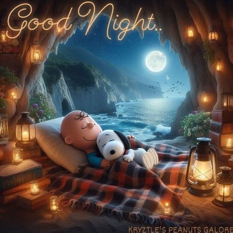 Good Night Snoopy, Goodnight Snoopy, Snoopy Friends, Peanuts Comic Strip, Snoopy Images, Cute Good Night, Good Night Prayer, Snoopy Wallpaper, Good Night Friends