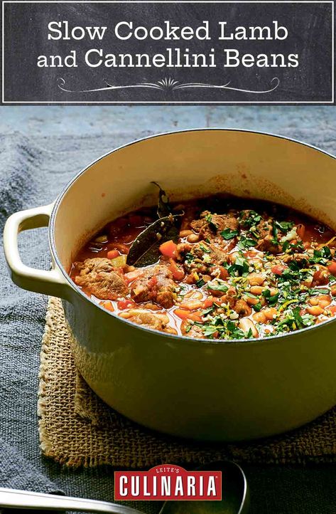 A comforting lamb and bean stew to tide you over in the depths of winter, with a hit of bright sunshine from gremolata. #lamb #stew #comfortfood #onepot Lamb Bean Stew, Lamb And Bean Stew, Lamb Soup, Multi Cooker Recipes, Lamb Steaks, Slow Cooked Lamb, Lamb Stew, Bright Sunshine, Dinner Prep