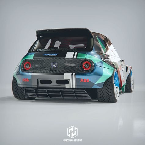 Honda e Becomes Widebody Racer in Carbon-Fiber-Loaded Rendering - autoevolution Hot Hatchback, Car Art, Carbon Fiber, Sports Car, Suv Car, Toy Car, Wonder, Cars, Vehicles