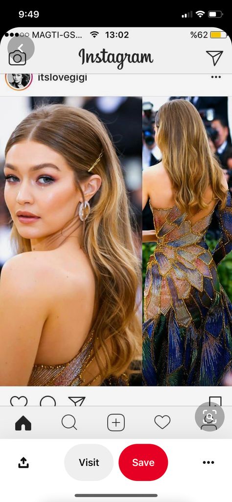 Hairstyles Gigi Hadid, Gigi Hadid Hair, Bob Pendek, Hair Updos Tutorials, Guest Hair, Ball Hairstyles, Wedding Hair Inspiration, Wedding Hair Down, Penteado Cabelo Curto