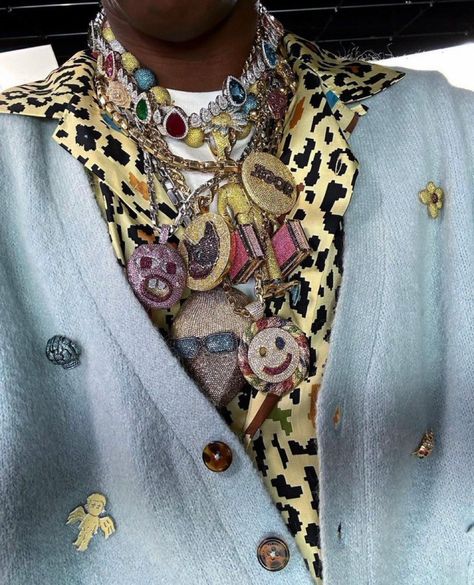 Tyler The Creator Outfits, Necklace Stack, Cameron Diaz, Jewelry Lookbook, Tyler The Creator, Look At You, Fashion Killa, Rappers, Style Me