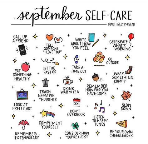 Happy September, Fall Mood Board, Self Care Bullet Journal, Time To Eat, Self Care Activities, Bullet Journal Ideas Pages, Autumn Activities, So Much Love, Self Improvement Tips