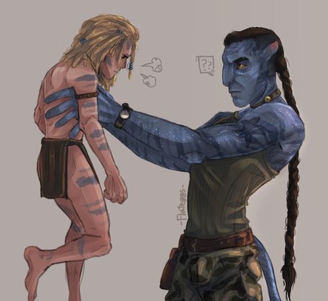 (20) who’s goddamn white baby is that – @flateggss on Tumblr Avatar Quaritch Fanart, Avatar 2 Miles Quaritch, Quaritch Fanart, Avatar Cameron, Blue People, Blue Avatar, Avatar James Cameron, Avatar Films, Alien Character