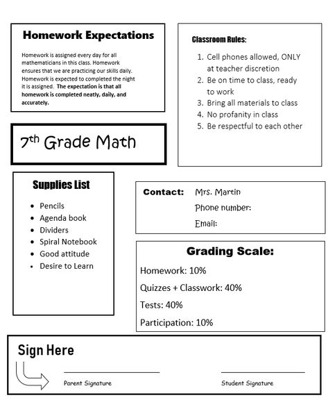 For Prealgebra teachers, the only words I want you to feel on the first day of school is Excited and Prepared! I want you to be ready to meet your students at the door and be excited for an amazing year of math! Get prepared for the first day of school with these easy tips. | PreAlgebra Teachers Algebra Classroom, Maths Syllabus, Line Math, 6th Grade Math, Spanish Curriculum, Math Board, Middle School Math Teacher, Teachers Resources, First Day Of School Activities