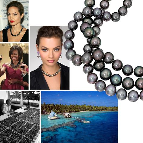 A Brief History of Tahitian Pearls | Obsessed by Pearls Tahitian Pearls Jewelry, Pearl Trend, Bubble Earrings, Pearl Farm, Tahitian Pearl Necklace, Buy Pearls, Tahitian Black Pearls, Spinel Ring, Pearls Jewelry