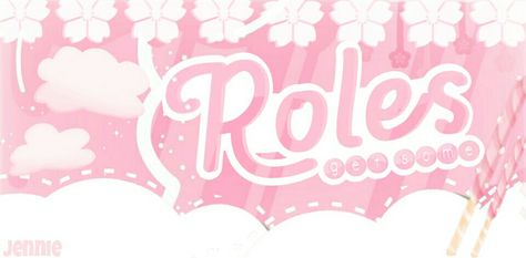 Role Banner For Discord, Self Roles Discord Banner, Roles Banner For Discord, Roles Discord Banner, Discord Banner Pink, Roles Discord, Yt Banner 1024 X 576, Discord Server Banner, Gfx Banner