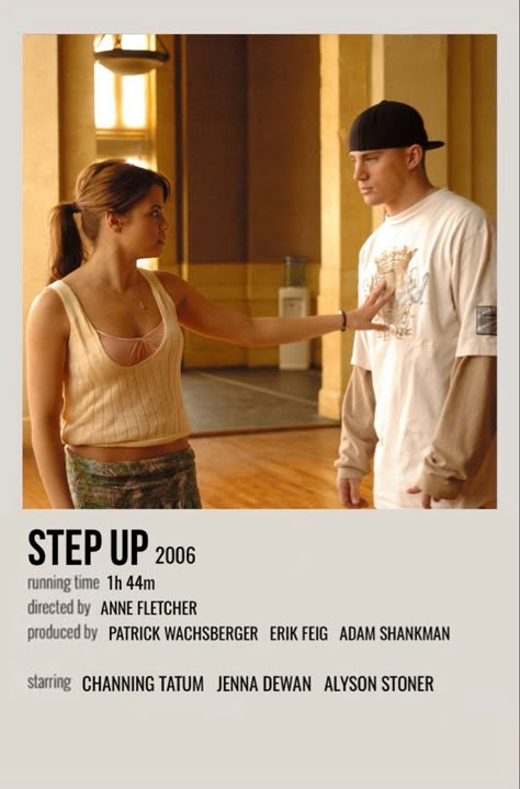 Shes All That Movie Poster, Step Up Movie Poster, Step Up Movie Aesthetic, Step Up Wallpaper, Step Up Aesthetic, Step Up Movie, Teen Romance Movies, Step Up Movies, Polaroid Movie Poster