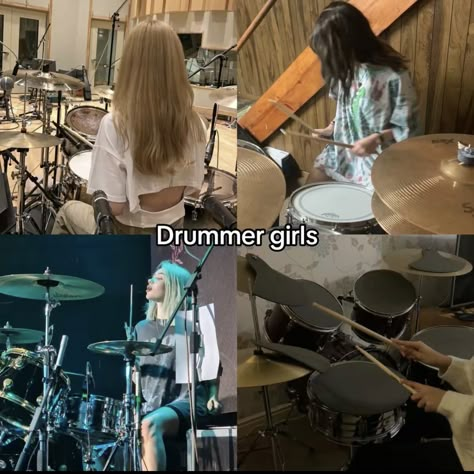 Drums Girl, Drummer Girl, Hobby Lobby Crafts, Female Drummer, Romantic Date Night Ideas, Female Inspiration, 100 Books To Read, Sports Aesthetic, New Year New Me