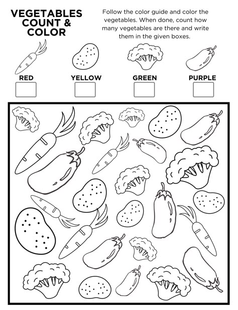 Free Printable: Fruit I Spy Count And Color Activity Page For Kids D73 Counting Vegetables Worksheet, I Spy Fruits And Vegetables, Vegetable Worksheets Preschool, Vegetables Worksheets For Kids, Vegetables Activities For Preschool, I Spy Printables For Kids Free, Vegetables Activities For Kids, Fruit Activities For Preschool, Diwali Homework