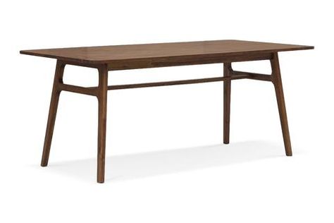 Allister Dining Table - Modern Apartment Dining Tables | Apt2B Retro Dining Table, Brown Dining Table, Acacia Wood Table, Apartment Dining, Contemporary Dining Table, Modern Dining Table, Brown Wood, Unique Home Decor, Acacia Wood